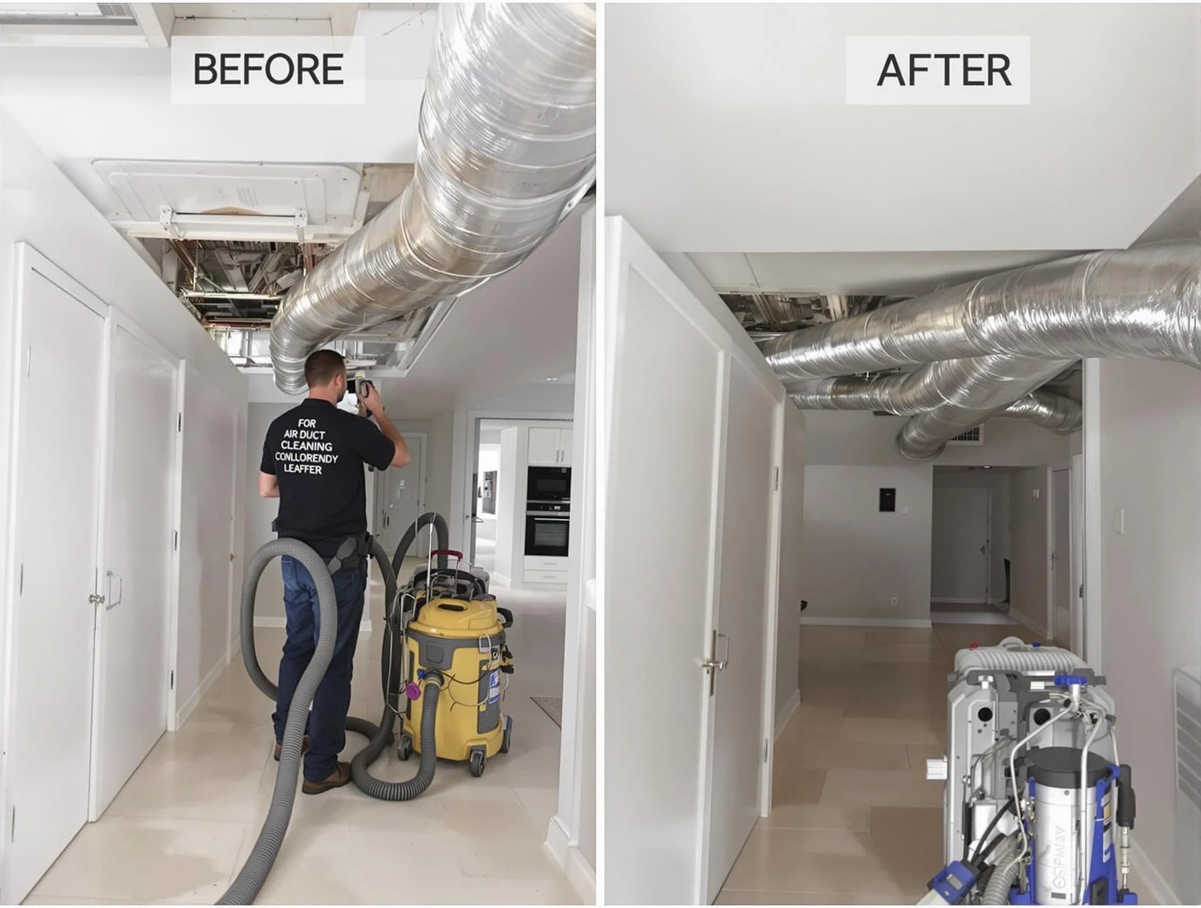 Bessemer Air Duct Cleaning professional performing thorough air duct cleaning in Bessemer