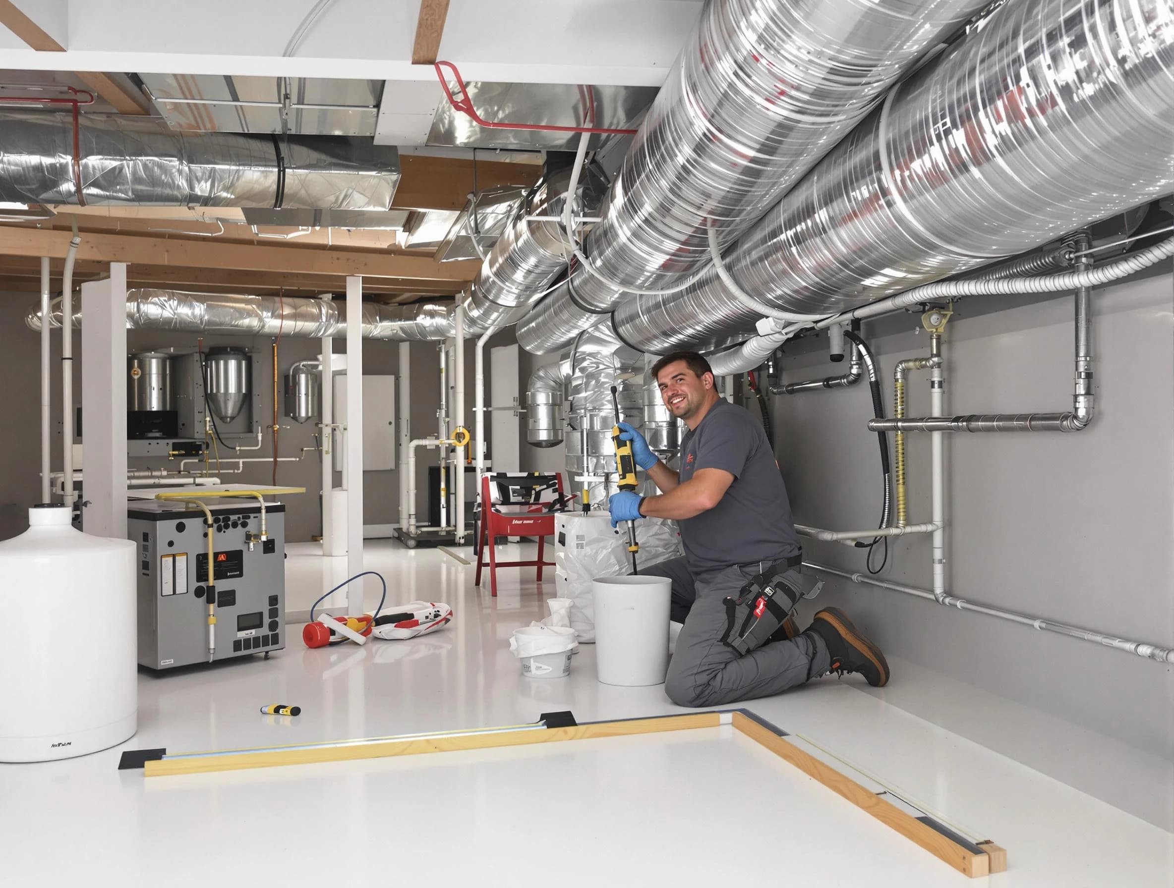 Professional duct sealing service by Bessemer Air Duct Cleaning in Bessemer