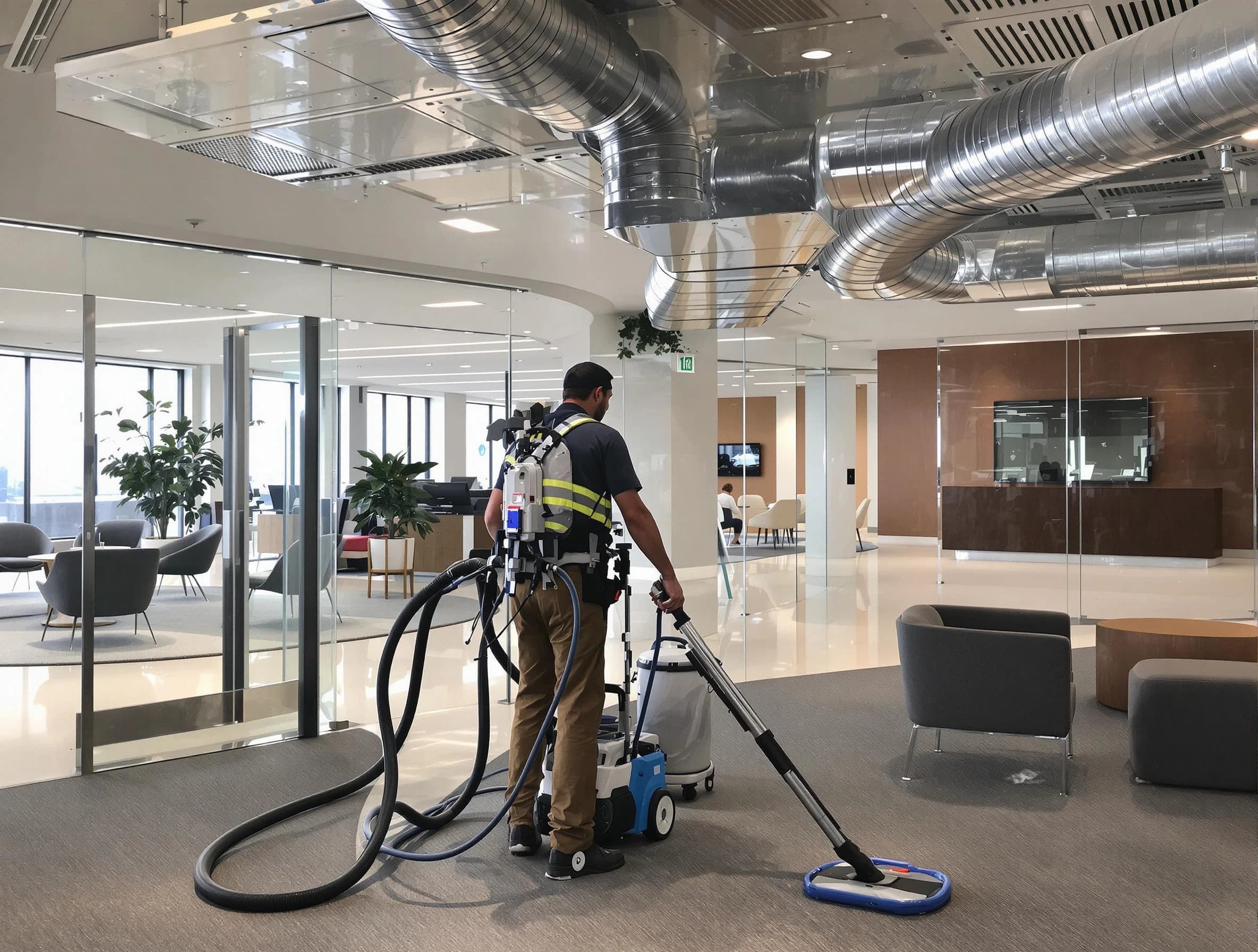 Commercial duct cleaning service by Bessemer Air Duct Cleaning in Bessemer
