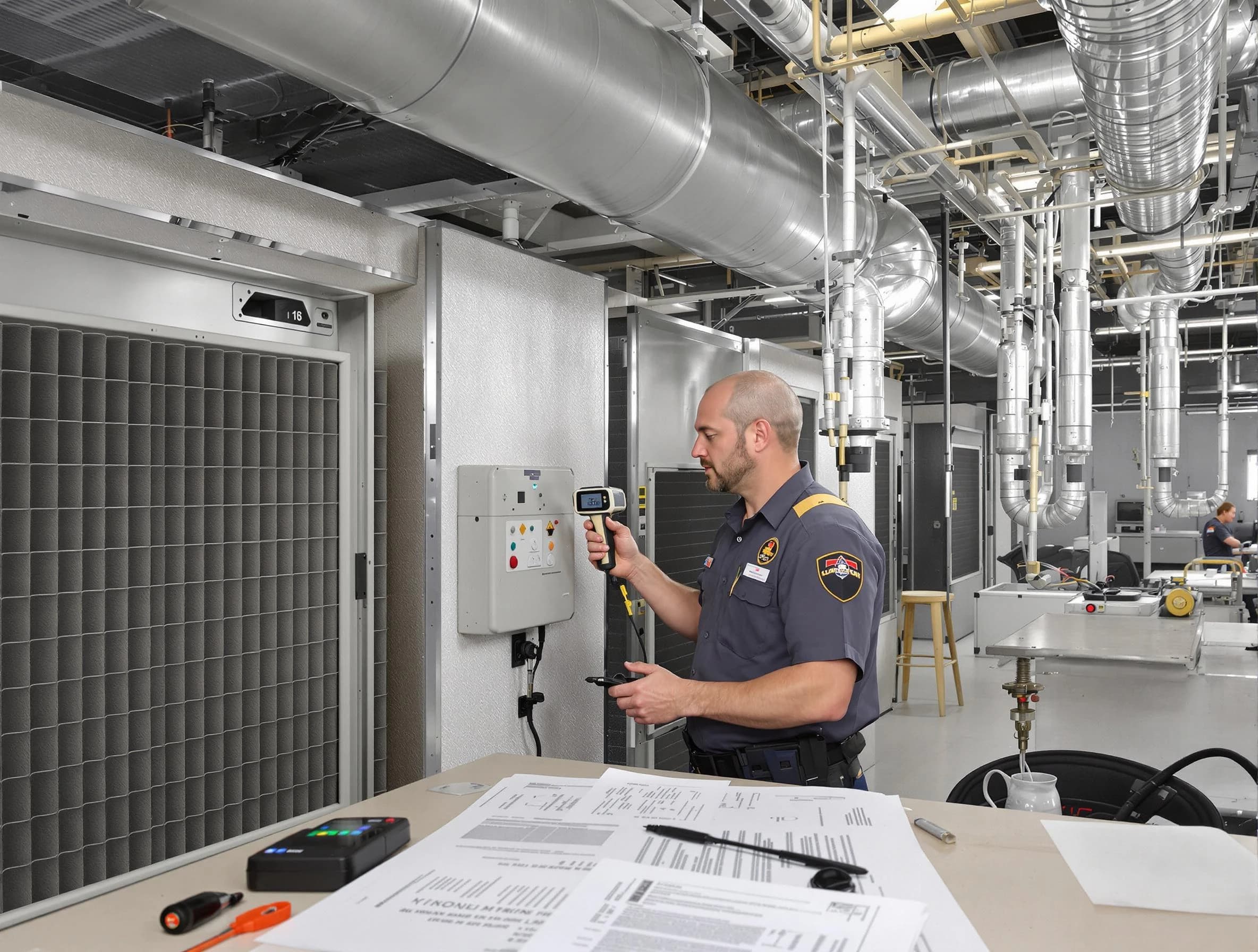 Professional filter system inspection by Bessemer Air Duct Cleaning in Bessemer