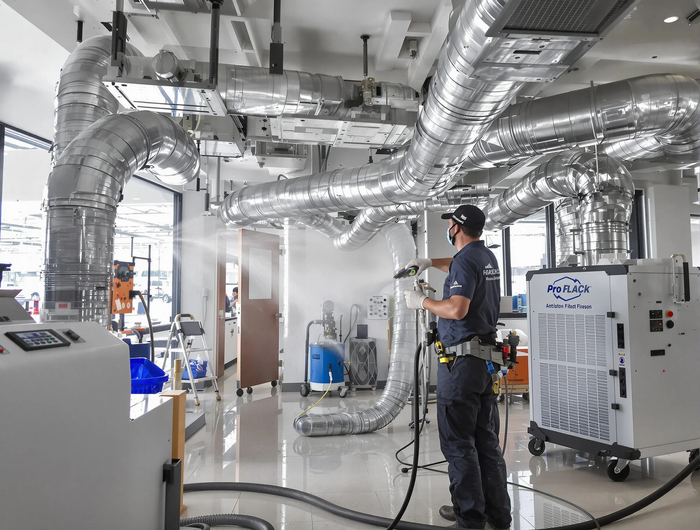 Negative Pressure Air Duct Cleaning in Bessemer