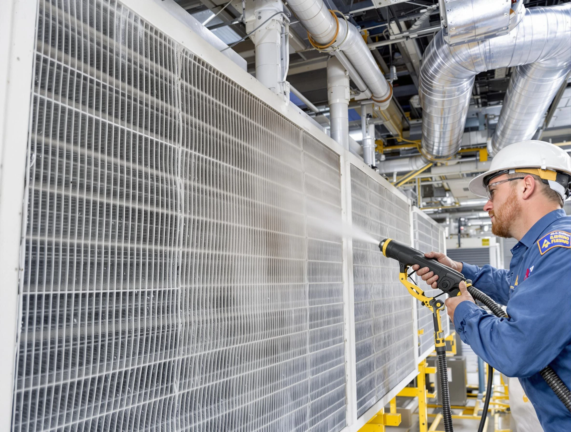 Professional commercial coil cleaning by Bessemer Air Duct Cleaning in Bessemer